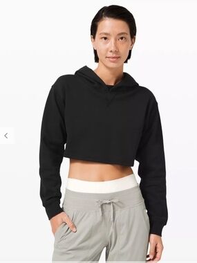 Lululemon all yours cropped hoodie black